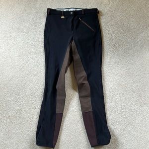 Brown and black Riding jodhpurs